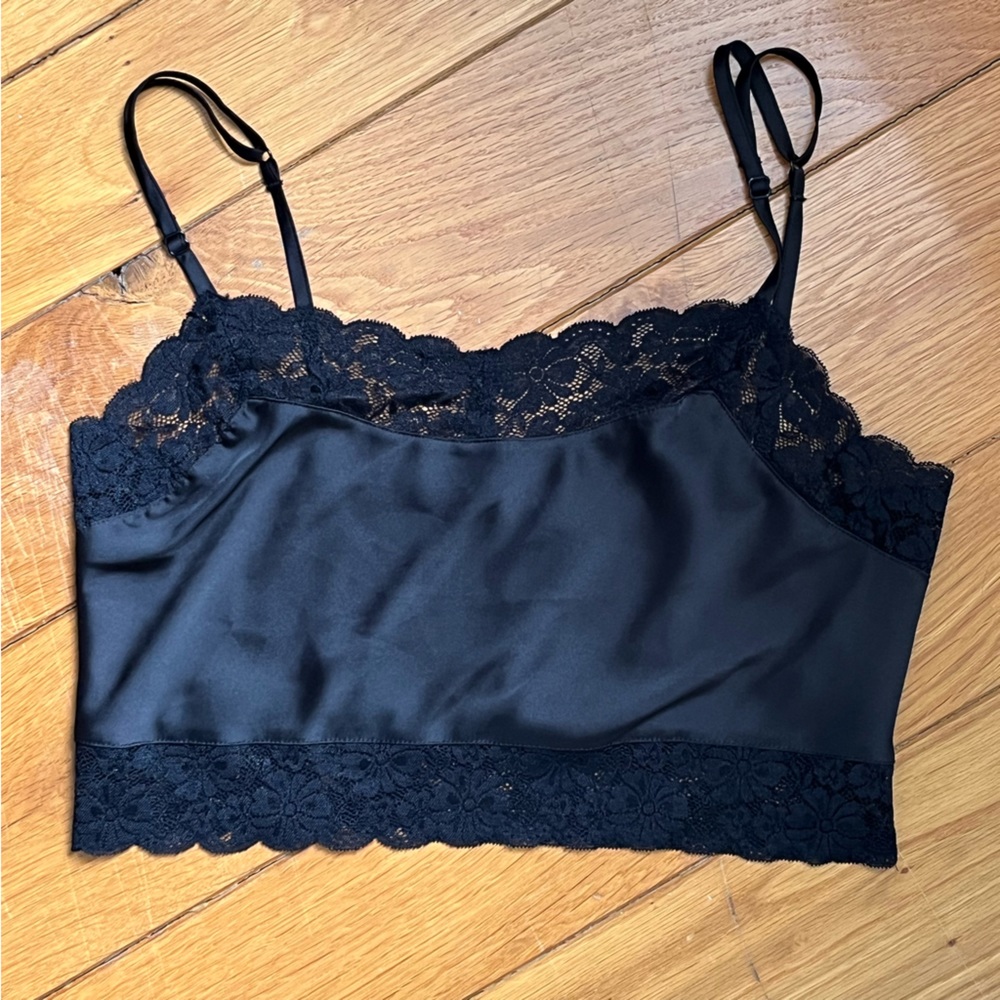Black brandy Melville satin cami